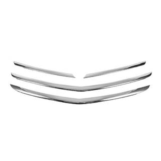 Хромированные Накладки на Решетку (2014-2017, Нержавеющая Сталь) Opel Insignia 2008-2017 гг. фото 2