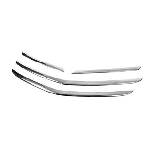 Хромированные Накладки на Решетку (2014-2017, Нержавеющая Сталь) Opel Insignia 2008-2017 гг. фото 4