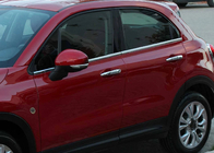 Fiat 500X 2014-2024 гг. Молдинги стекол нержавейка (4 шт.) фото 1