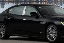 Maserati Quattroporte 2013-2023 гг. Накладки на дверные стойки из нержавеющей стали (4 шт) фото 1