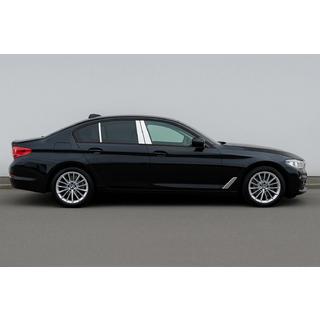 Накладки на дверные стойки из нержавеющей стали (6 шт) BMW 5 серия G30/G31 2017–2023 гг. фото 1