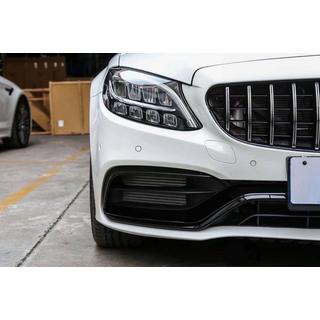 Комплект обвеса с диффузором (дизайн AMG C63 2018-2021) Mercedes C-сlass W205 2014-2021 гг. фото 2