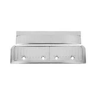 Комплект вставок в багажник из нержавеющей стали Toyota Land Cruiser 200 2007-2021 гг. фото 4