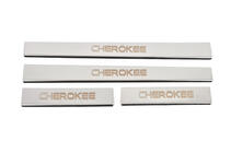 Jeep Grand Cherokee WK 2004-2010 гг. Накладки на пороги Carmos V-2 (4 шт, нержавейка) фото 1