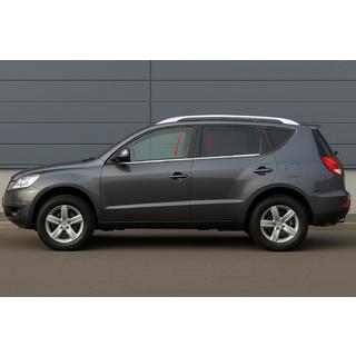 Окантовка окон нержавейка (4 шт) Geely Emgrand X7 2011- гг. фото 1
