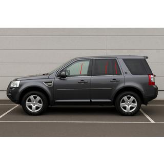 Окантовка окон нержавейка (6 шт.) Land Rover Freelander II 2006–2014 гг. фото 1