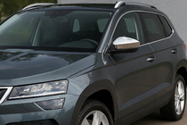 Skoda Karoq 2018- гг. Накладки на Зеркала (2 шт, Нержавейка) Carmos фото 1