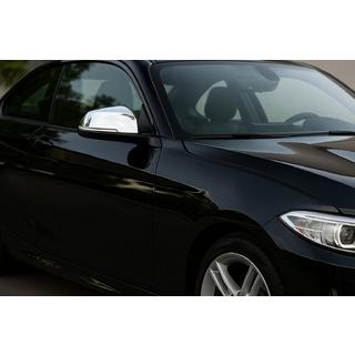 Накладки на Зеркала (2 шт, Нержавейка) Carmos BMW 2 серия F22/F23 2014-2021 гг. фото 1