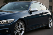 BMW 4 серия F32/F33/F36 2012-2020 гг. Накладки на Зеркала (2 шт, Нержавейка) Carmos фото 3