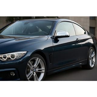 Накладки на Зеркала (2 шт, Нержавейка) Carmos BMW 4 серия F32/F33/F36 2012-2020 гг. фото 3
