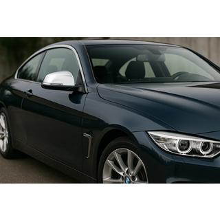 Накладки на Зеркала (2 шт, Нержавейка) Carmos BMW 4 серия F32/F33/F36 2012-2020 гг. фото 1