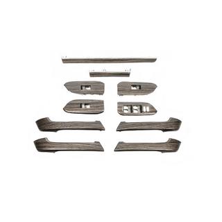 Комплект вставок под дерево (тёмное) Toyota Land Cruiser Prado 150 2009-2023 гг. фото 1