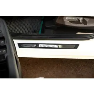 Накладки на пороги Honda eNP1 (Украина, 4 шт., нержавейка) Honda eNP1 2022- гг. фото 1