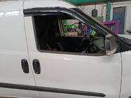 Fiat Doblo II 2010-2022 гг. Ветровики на окна (2 шт., Sunplex Sport) фото 2