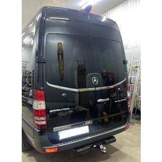 Молдинг заднего стекла Carmos (2 шт, нержавейка) Mercedes Sprinter W906 2006–2018 гг. фото 4