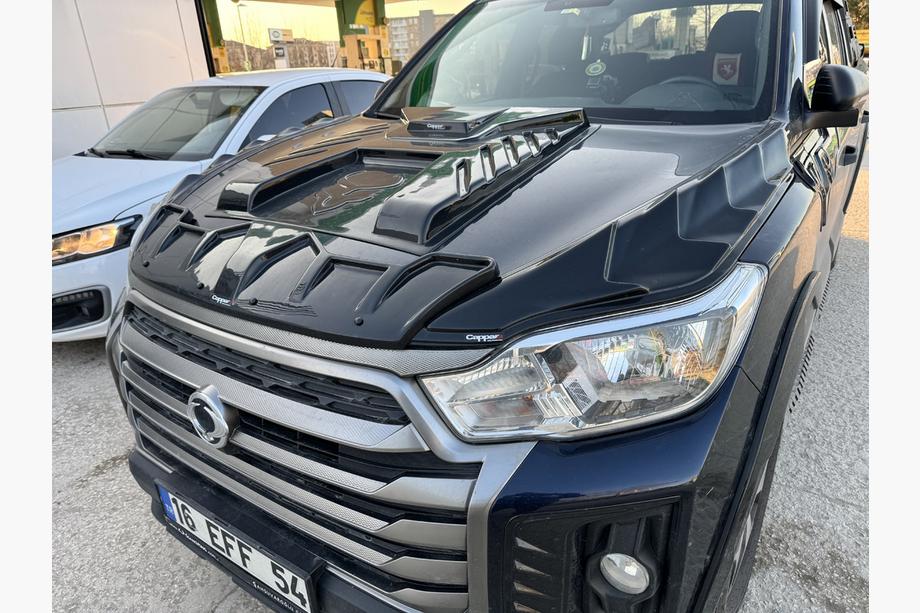 SsangYong Musso II 2018– гг. Накладка на капот Dragon (ABS) Image