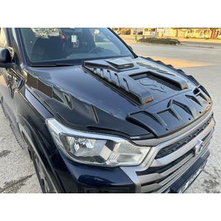 Накладка на капот (ABS) SsangYong Musso ІІ 2018- гг. фото 3