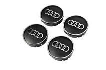 Audi Черные колпачки на диски au5955 (59мм x 55мм, 4 шт) фото 2