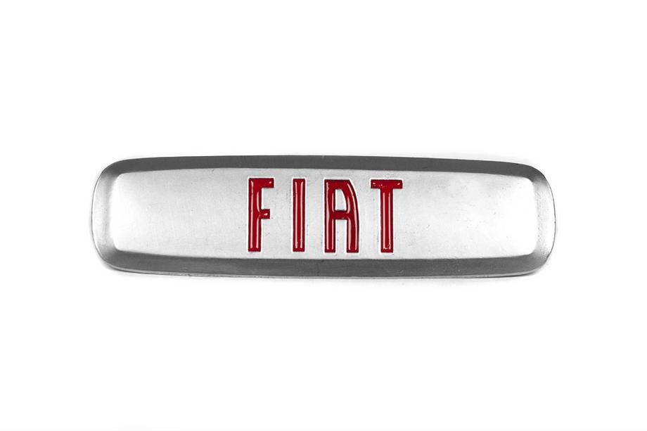 Fiat Алюминиевый шильдик для ковриков (1 шт) Image