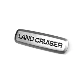 Land Cruiser Алюминиевый шильдик для ковриков (1шт) фото 2