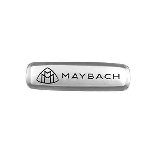 Maybach Алюминиевый шильдик для ковриков (1шт) фото 1