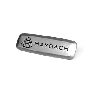 Maybach Алюминиевый шильдик для ковриков (1шт) фото 2