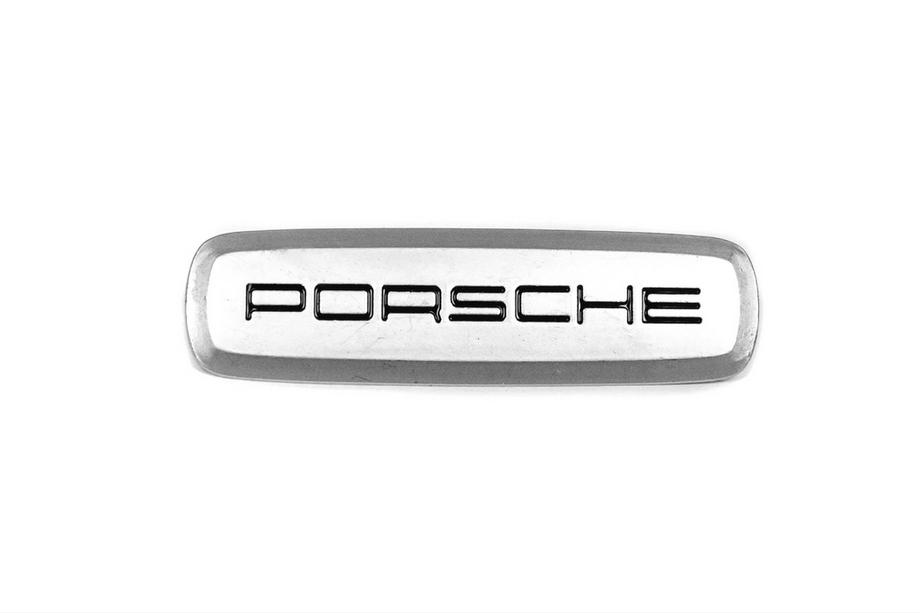 Porsche Алюминиевый шильдик для ковриков (1 шт) Image