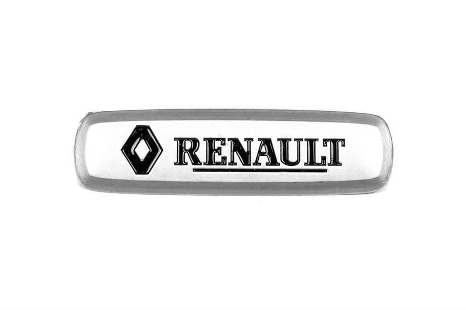 Renault Алюминиевый шильдик для ковриков (1 шт) Фото 1