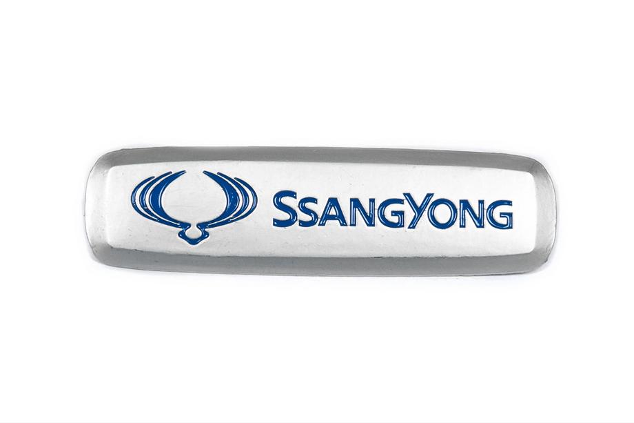 SsangYong Алюминиевый шильдик для ковриков (1 шт) Image