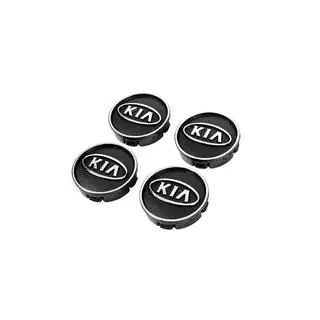 Черные Колпачки на Диски kia60tur-bl (59мм на 55мм, 4 шт)