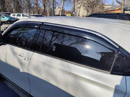 Honda eNP1 2022- гг. Ветровики с хромированным молдингом (4 шт, Niken) фото 5