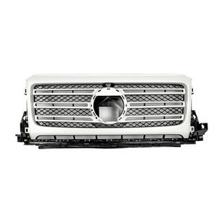 Решетка радиатора (Белая, Оригинал) Mercedes G сlass W463 2018-2024 гг. фото 1
