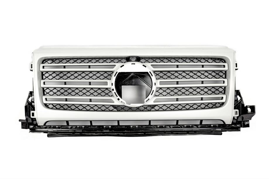 Mercedes G class W463 2018-2024 гг. Решетка радиатора (Белая, Оригинал) Image