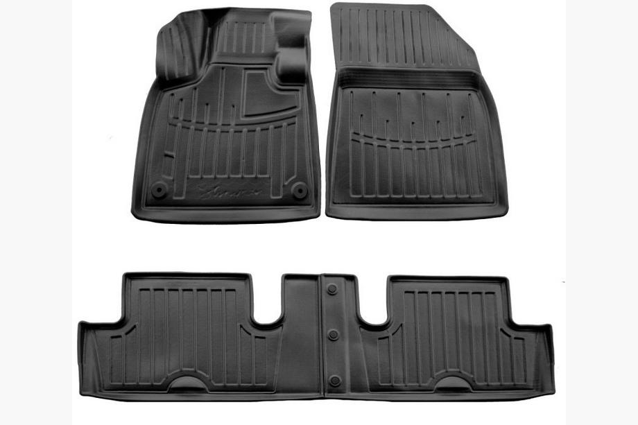Citroen C-4 Picasso 2013–2022 гг. Резиновые коврики Stingray 3D (4 шт) (Для Grand) Image