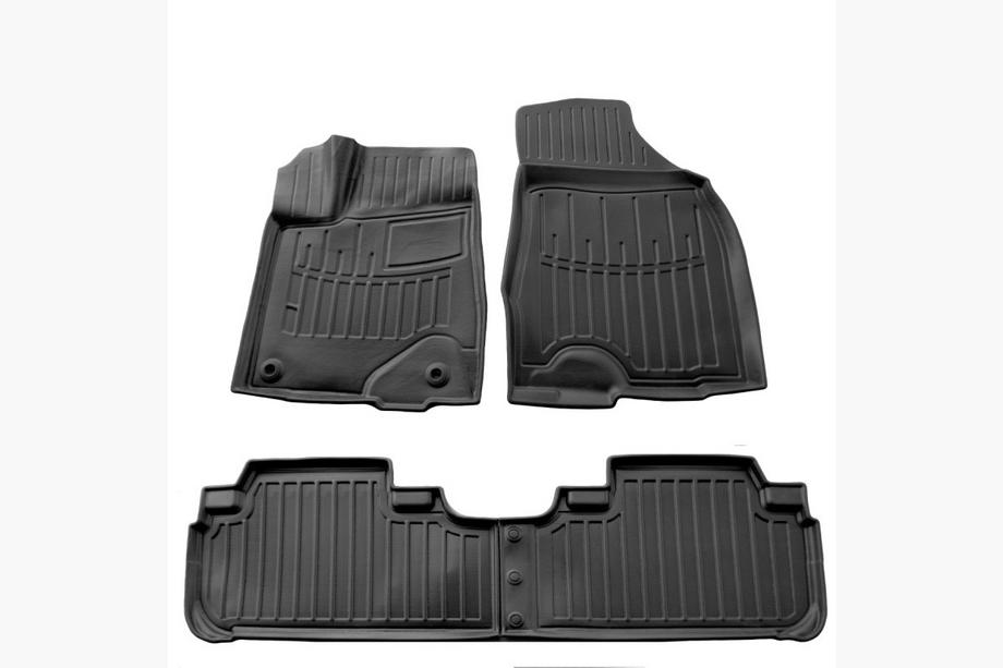 Toyota Highlander 2013-2019 гг. Резиновые коврики Stingray 3D (4 шт) Image