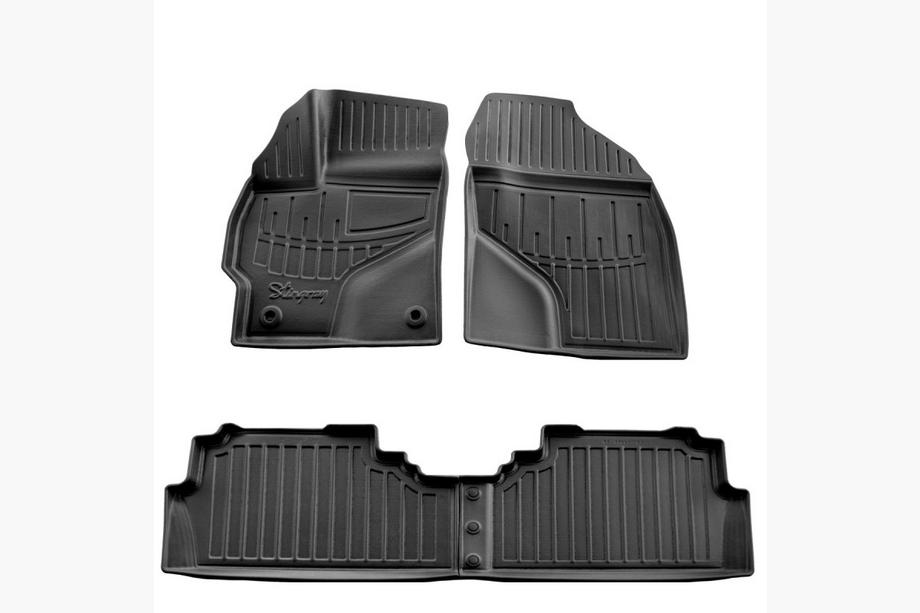 Toyota Prius 2009-2015 гг. Резиновые коврики Stingray 3D (4 шт) Image