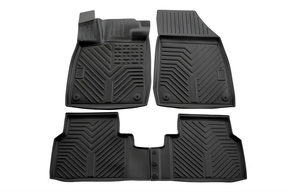Volkswagen ID.4 2020- гг. Резиновые коврики Stingray 3D (4 шт) (crozz) Image