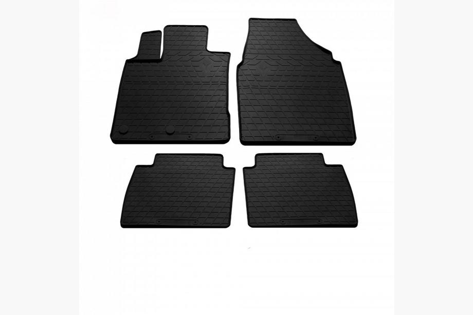 Nissan Qashqai 2010-2014 гг. Резиновые коврики Stingray (+2, 4 шт) Image