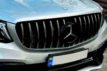Mercedes GLC coupe C253 2016-2023 гг. Передняя эмблема под стеклом, черная окантовка a0008880111 фото 2