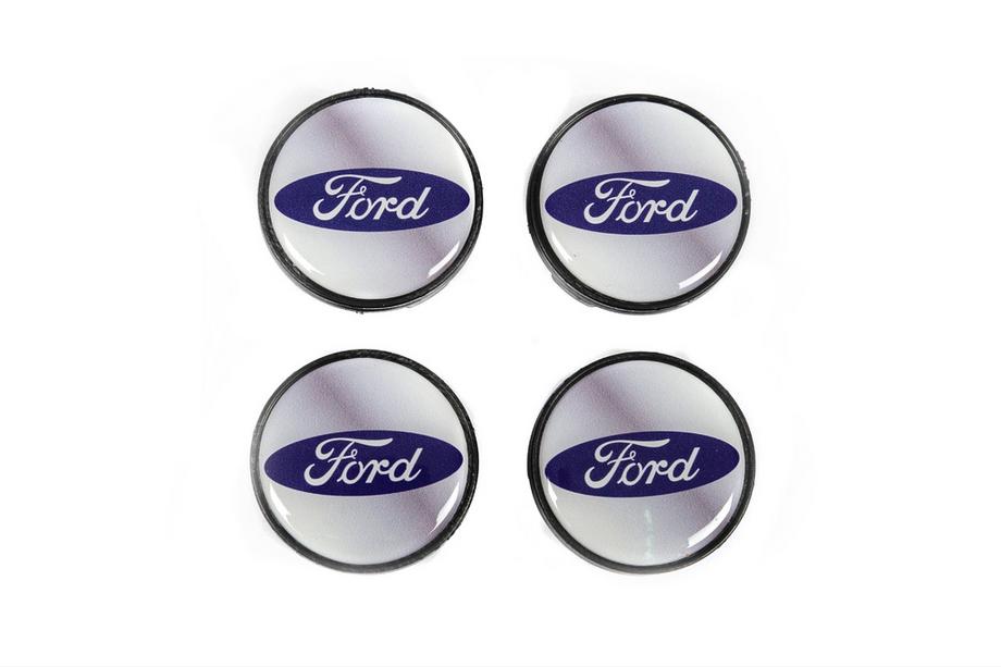 Ford Колпачки на диски 53/51мм серые frd5351g (4 шт) Image