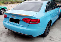 Audi A4 B8 2007-2015 гг. Спойлер DPT M4 (ABS, Черный Глянец) фото 3