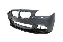 BMW 5 серия F10/F11 2010–2016 гг. Передний спойлер DPT Lip V-2 (для M-Performance, черный глянец) фото 12