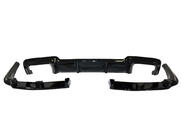 BMW 5 серия F10/F11 2010–2016 гг. Задний диффузор DPT V-1 (для M-Performance, Черный Глянец) фото 12