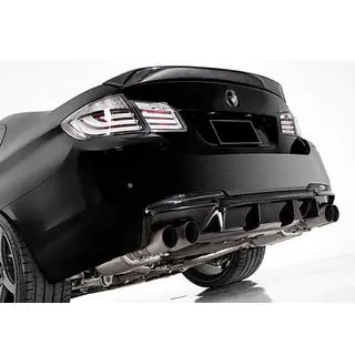 Задний диффузор DPT V-2 (для M-Performance, Черный Глянец) фото 3