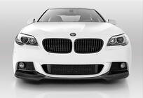 BMW 5 серия F10/F11 2010–2016 гг. Передний Спойлер DPT Lip V-3 (Для M-Performance, Черный Глянец) фото 5