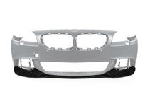 BMW 5 серия F10/F11 2010–2016 гг. Передний Спойлер DPT Lip V-3 (Для M-Performance, Черный Глянец) фото 2