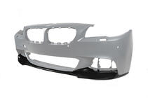 BMW 5 серия F10/F11 2010–2016 гг. Передний Спойлер DPT Lip V-3 (Для M-Performance, Черный Глянец) фото 10