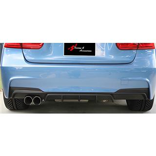 Задний диффузор DPT V-1 (для M Performance, Черный Глянец) BMW 3 серия F30/F31 2012-2019 гг. фото 1