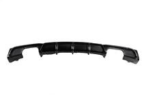 BMW 3 серия F30/F31 2012-2019 гг. Задний диффузор DPT V-2 (для M Performance, Черный Глянец) фото 2