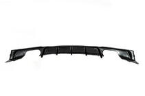 BMW 3 серия F30/F31 2012-2019 гг. Задний диффузор DPT V-2 (для M Performance, Черный Глянец) фото 4